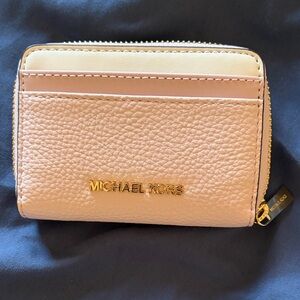 Michael Kors Blush and Cream Leather Wallet